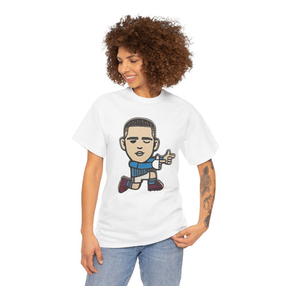 Phil Foden Cartoon Dance Pose Tee - Funky Character Graphic T-Shirt