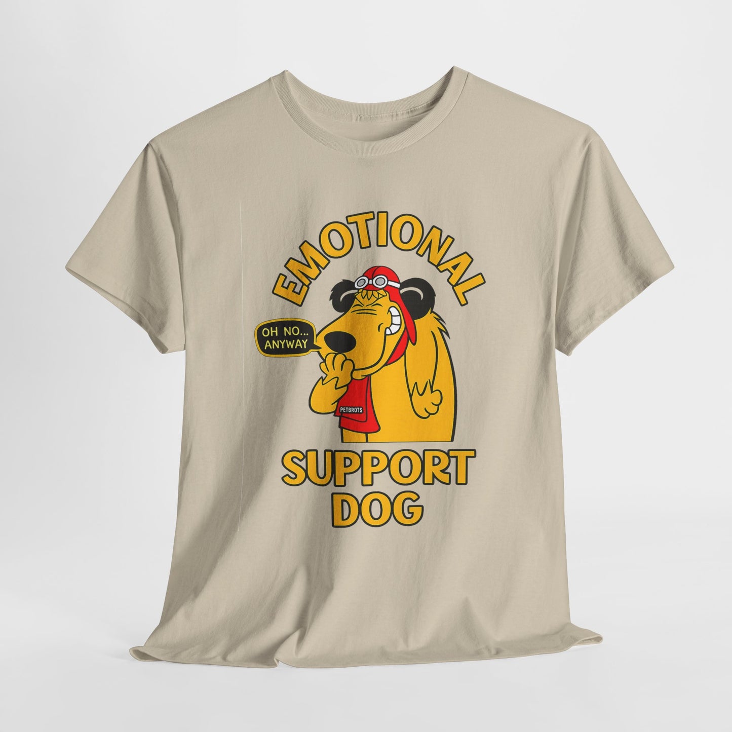 Emotional Support Dog T-Shirt — Cute Cartoon Comfort Pup Tee