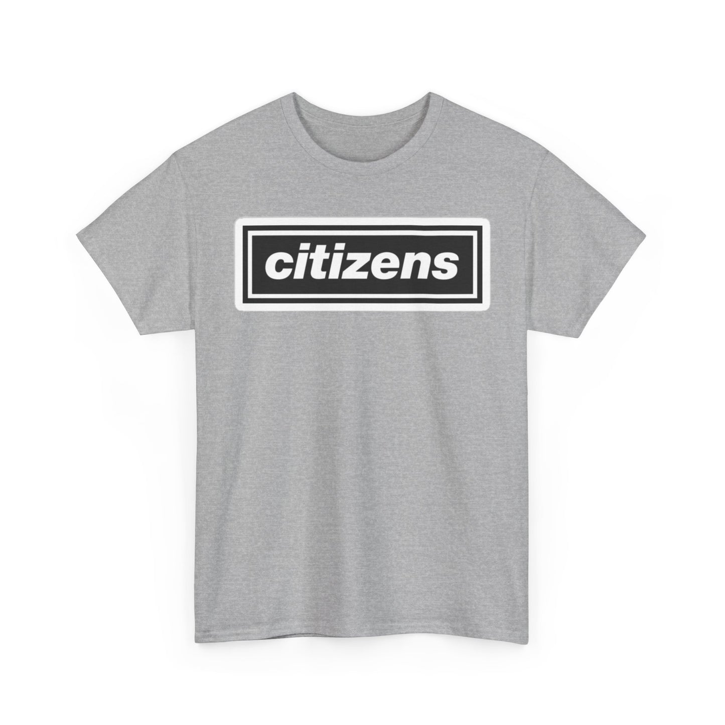 Citizens Manchester City Logo T-Shirt — Minimal Retro Box-Logo Tee