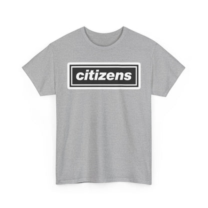 Citizens Manchester City Logo T-Shirt — Minimal Retro Box-Logo Tee