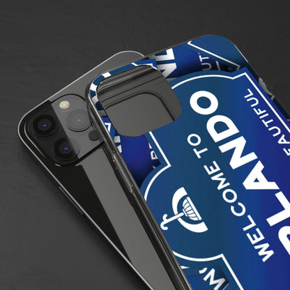 Orlando Clear Phone Case — "Welcome to Orlando" City Sign Design