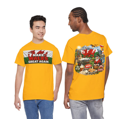 Wales Pride T-Shirt — 'Make Wales Great Again' Welsh Dragon Tee