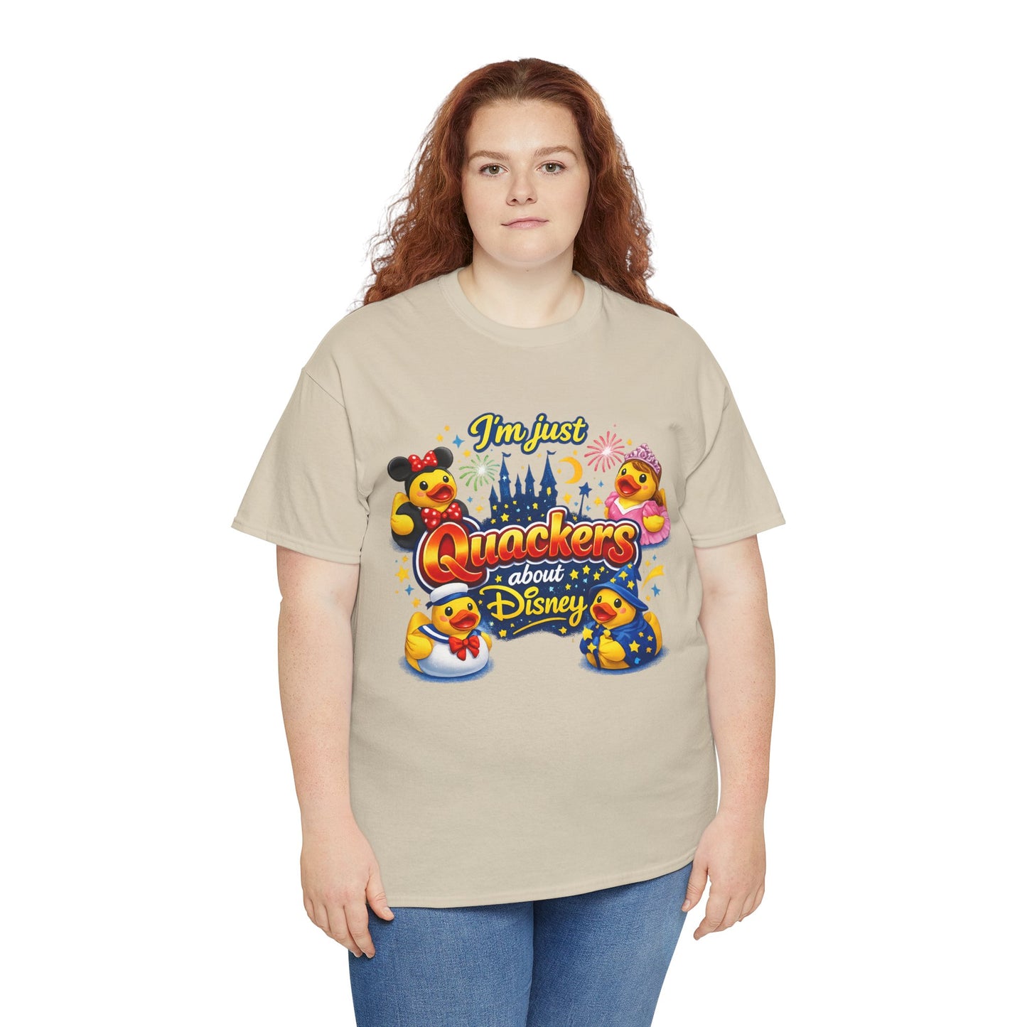 Quackers About Disney Rubber Duck Tee — "I'm Just Quackers About Disney" Graphic T-Shirt