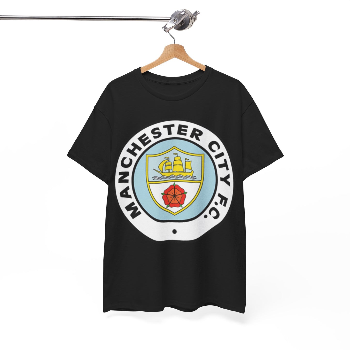 Manchester City F.C. Retro Crest T-Shirt – Retro Football Fan Tee