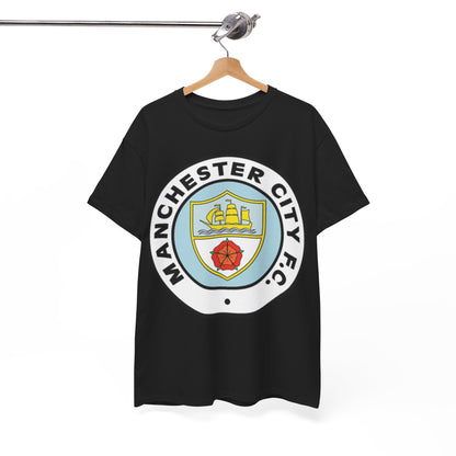 Manchester City F.C. Retro Crest T-Shirt – Retro Football Fan Tee