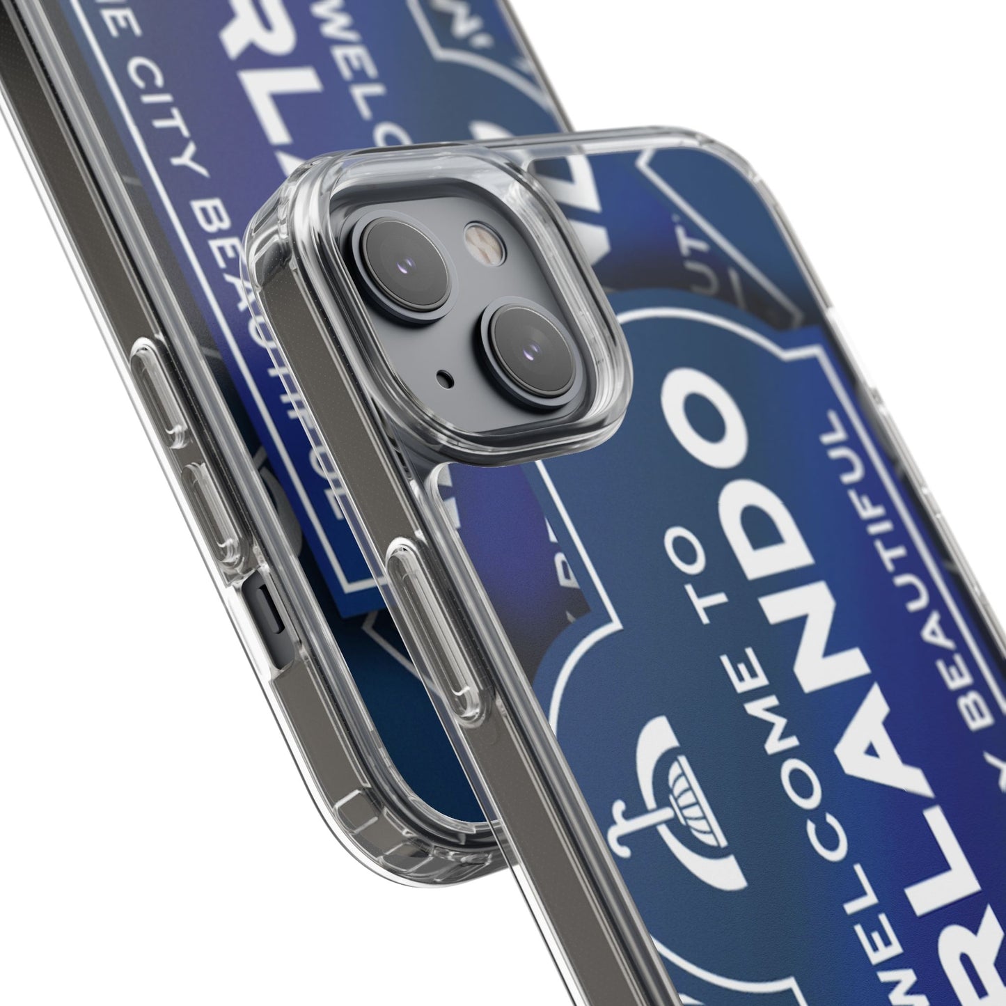 Orlando Clear Phone Case — "Welcome to Orlando" City Sign Design