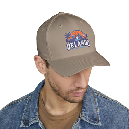 Orlando Florida Embroidered Baseball Cap — Sunset Skyline Hat