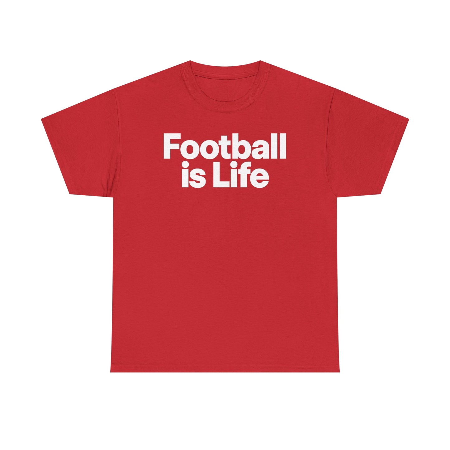Football Is Life T-Shirt — Bold Graphic Tee for Fans & Players